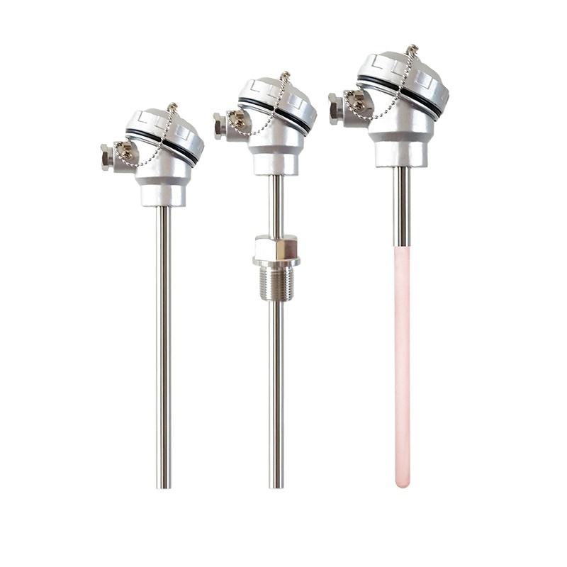 Diametro del filo 0,2–0,4 mm Sonda con sensore ad alta temperatura per forno con termocoppia in platino-rodio tipo S/B/R per metalli fusi