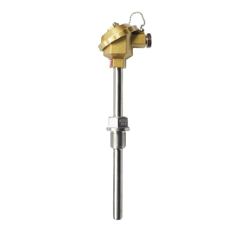 Termocoppia in acciaio inossidabile isolata, impermeabile e resistente all'usura Termocoppia di tipo K da 1800°C Termocoppia con sonda di tipo RTD PT100
