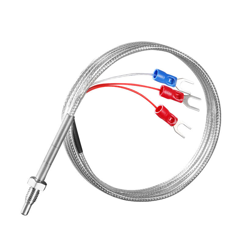 Sensore di temperatura compatto di livello industriale con sonda PT100K con montaggio a vite in acciaio inossidabile (M6/M8) Termocoppia