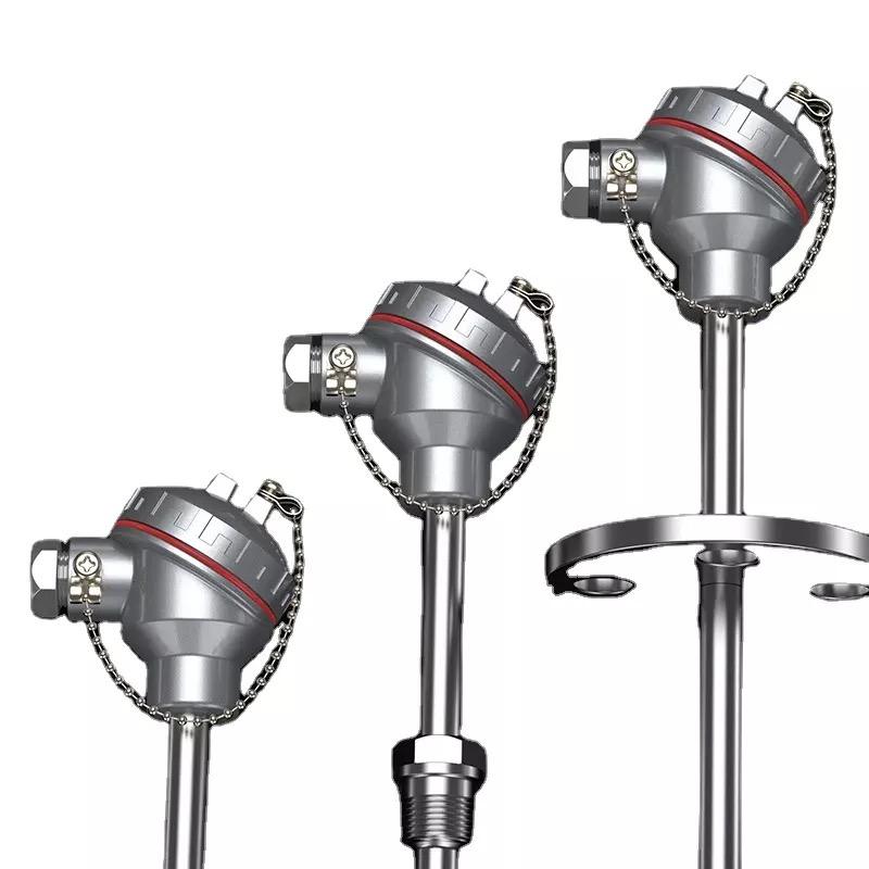 Sensore per forni industriali ad alta temperatura Sonda in acciaio inossidabile Sensore termocoppia di tipo K da 1200°C